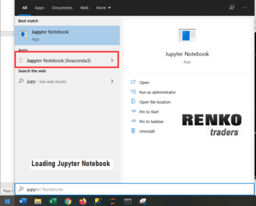 Loading Jupyter notebook